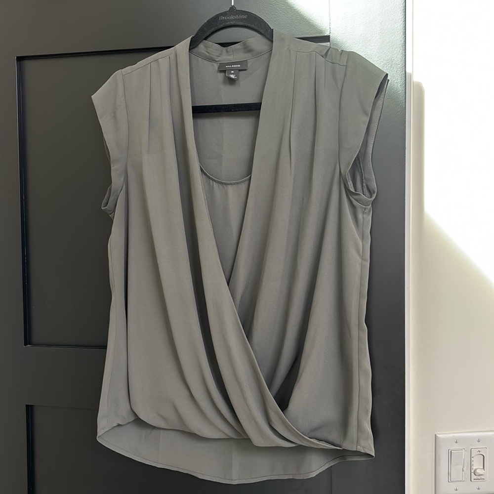 Halogen Charcoal Grey Blouse